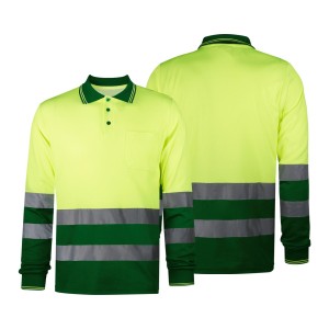 POLO M/COMP ALTA VISIB VERDE/AMARELO WR.2.302